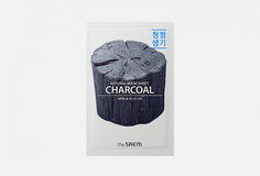 Маска на тканевой основе для лица с древесным углем The Saem