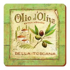 Подставки под стакан на пробке Олио дОлива 10.5х10.5см (6шт) Creative Tops