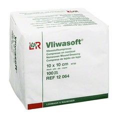 Салфетки Vliwasoft не стерильные впитывающие 6-ти слойная 10х10см, 100 шт. No Brand