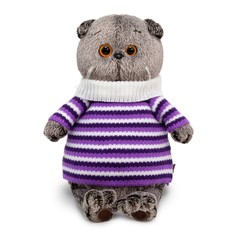 Мягкая игрушка "Басик в полосатом свитере", 25 см Ks25-200 Budi Basa