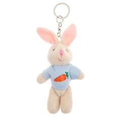 Мягкая игрушка «Кролик в кофте», на брелоке No Brand