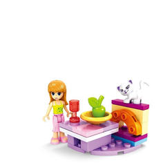 Конструктор Девчонки «Гостиная», 31 деталь No Brand