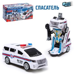Робот Спасатель, трансформируется, световые и звуковые эффекты No Brand