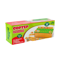 Деревянный комодик сортер Развиваем внимание и память 88 картонных карточек Лесная мастерская