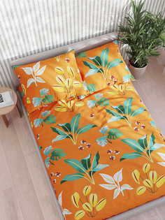 Простынь на резинке Сказка Тропики 140x200 см поплин