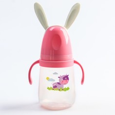 Бутылочка для кормления «Веселые зверята», 400 мл., цвет МИКС Mum&Baby