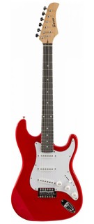 Terris Tst-39 Rd электрогитара, стратокастер, Sss, цвет красный