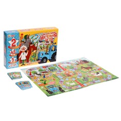 Настольная интерактивная игра «Азбука и счёт», Синий трактор Умные игры