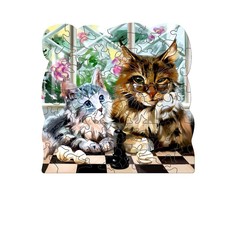 MIMI Puzzles Фигурный деревянный пазл, CHECKMATE Нескучные игры