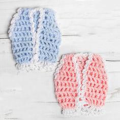 Жилет для куклы вязаный, цвета МИКС No Brand