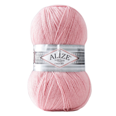 Пряжа "Superlana tig" 25% шерсть, 75% акрил 570м/100гр (161 пудра) Alize