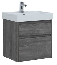 Тумба с раковиной AQUANET Nova Lite 60 2 ящика Дуб рошелье