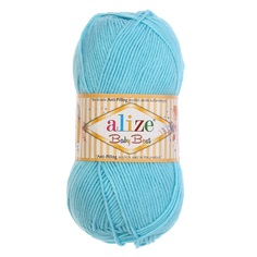 Пряжа "Baby Best" 10% бамбук, 90% акрил 240м/100гр (189 св. бирюзов.) Alize