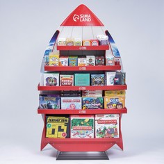Стойка ЛАС ИГРАС с наполнением: развлекательные настольные игры