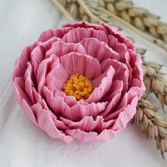 Силиконовая форма для мыла «Пион южный» No Brand