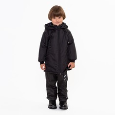 Куртка для мальчика, цвет чёрный, рост 86-92 см Ольга