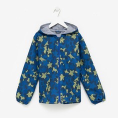 Куртка Ветровка для мальчика, цвет синий, рост 104-110 см Ольга