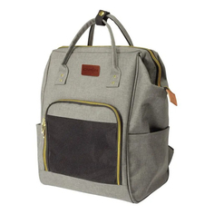 Переноска-рюкзак для кошек и собак Camon Pet Fashion серая 43 x 30 x 20 см