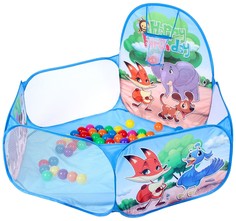 Палатка детская Sima-land игровая - сухой бассейн для шариков зверята