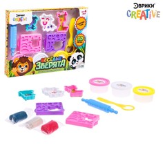 Набор для лепки «Весёлые зверята» ЭВРИКИ