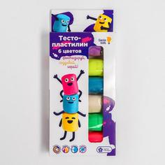Тесто-пластилин 6 цветов TA1090 ( набор ) Genio Kids