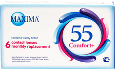 Контактные линзы Maxima 55 Comfort Plus 6 линз R 8,6 -11,00