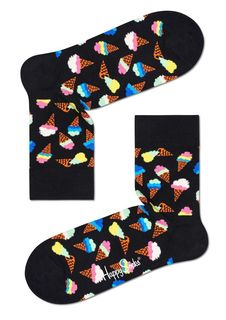 Носки унисекс Happy Socks ICE13 черные 25