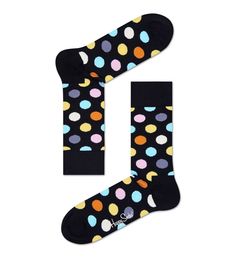 Носки унисекс Happy Socks BDO01 9350 черные 25