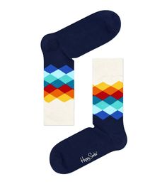 Носки унисекс Happy Socks FAD01 синие 29