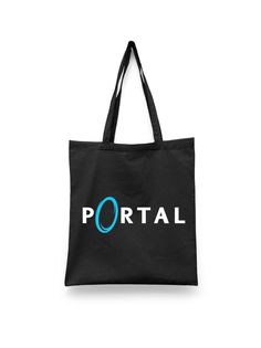 Шоппер унисекс Каждому Своё Portal/Портал/Головоломка GMPT12 черный