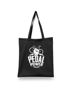Шоппер унисекс Каждому Своё Велосипед/Pedal power/Сердце/Байк SPVL14 черный