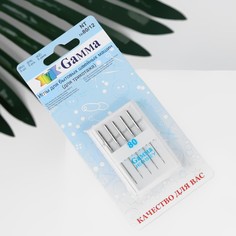 Иглы для бытовых швейных машин, для трикотажа, №80/12, 5 шт, NT No Brand