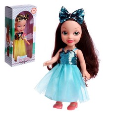 Кукла музыкальная «Сказочная Принцесса» в пышном платье, МИКС No Brand
