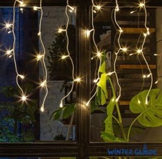 Украшение WINTER GLADE Электрическая гирлянда-занавес Winter Glade Теплый белый свет 250 л