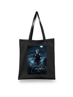 Шоппер унисекс Каждому Своё Король и Шут/Горшок/КиШ MGKSH8, черный