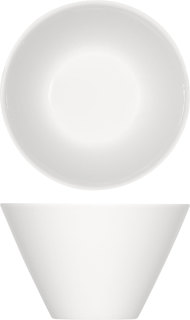 Салатник Bauscher Опшенс 260мл, 105х105х60мм, фарфор, белый
