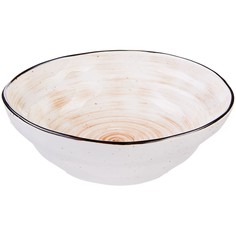 Салатник Kunstwerk Пастораль 1.2л, 220х220х70мм, фарфор, оранжевый