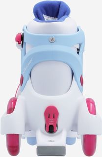 Роликовые коньки REACTION Junior, для девочек, размер 29-32, колеса 40мм, ABEC 3, белый/ро Re:Action