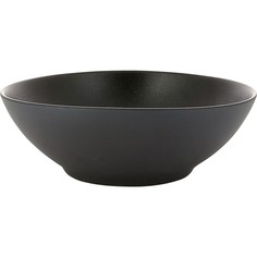 Салатник Revol Экинокс 0.7л, 190х190х65мм, керамика, черный Револ