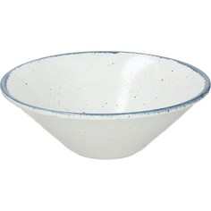 Салатник Tognana Органика 1л, 200х200х50мм, фарфор, белый-синий