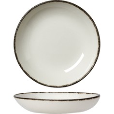 Салатник Steelite Чакоул Дэппл 120мл, 130х130мм, фарфор, белый-черный