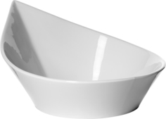 Салатник Kunstwerk Паула 700мл, 240х240х46мм, фарфор, белый