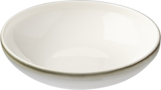 Салатник Kunstwerk Айсио 650мл, 180х180х51мм, фарфор, белый-серый