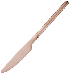 Нож столовый Kunstwerk Саппоро бэйсик длина 22см, нерж.сталь, розово-золотой