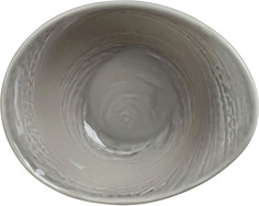 Салатник Steelite Скейп грей 250мл, 155х120х65мм, фарфор, серый