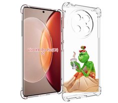 Чехол MyPads Гринч-в-платье для Vivo X90 Pro Plus