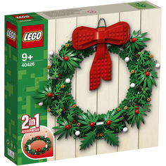 Конструктор LEGO Сувенирный набор Рождественский венок 2 в 1, 40426, 510 деталей