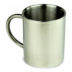 Кружка из нержавеющей стали 8,5x7,5 см No Brand