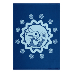 Полотенце кухонное Cleanelly Basic Заяц 50x70 см хлопок серое