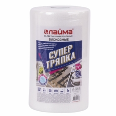 Салфетки универсальные СУПЕР ТРЯПКА в рулоне (605488) Лайма